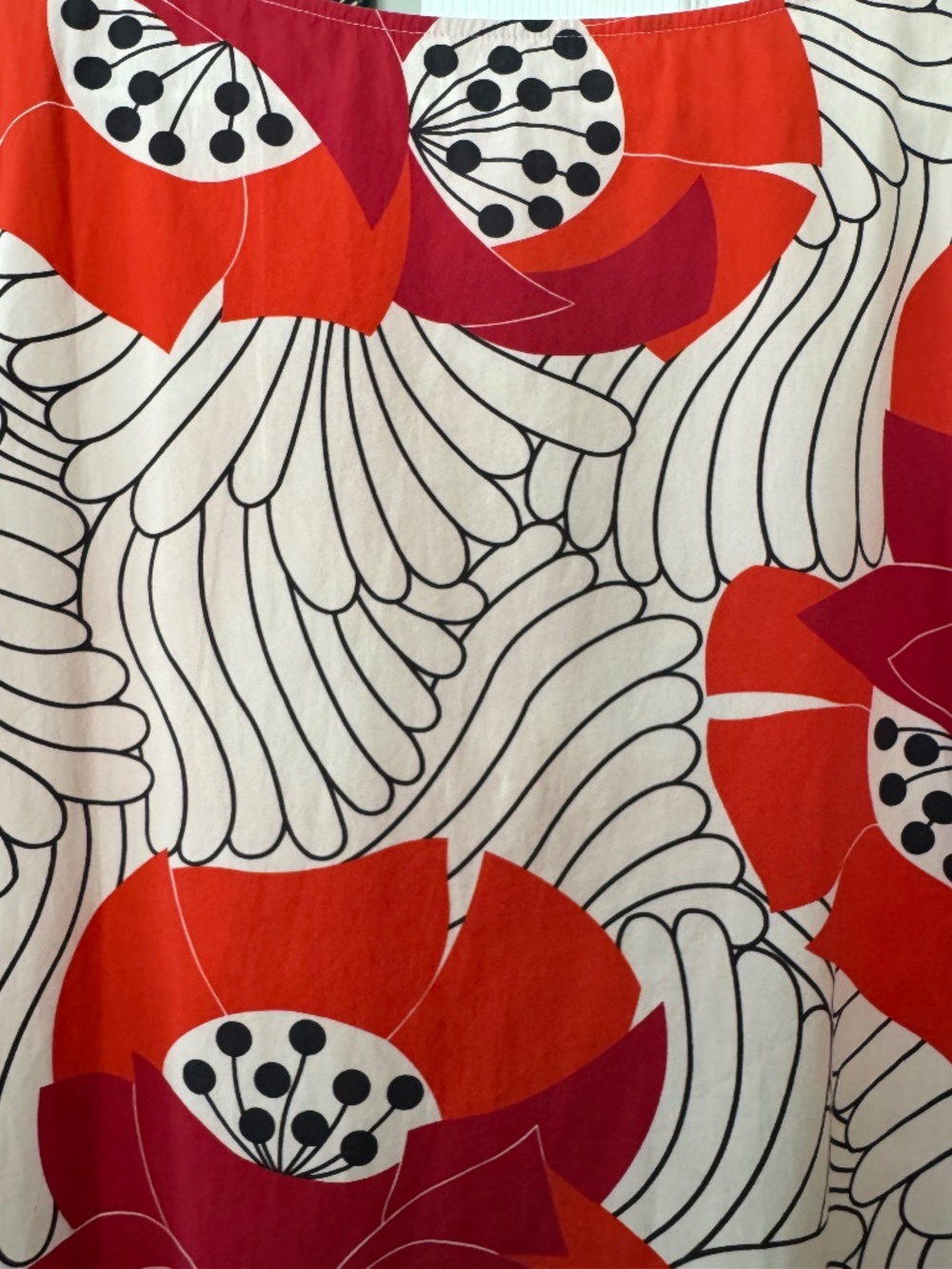 NWT, FRANCES VALENTINE, MINNOW DRESS IN DARLING JAPANESE POPPY PRINT - Picture 3 of 16